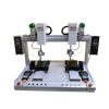 Soluciones de soldadura robótica de doble soldado Sistema de alimentación de doble lata Robot automático de soldadura