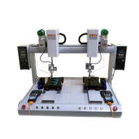 Soluciones de soldadura robótica de doble soldado Sistema de alimentación de doble lata Robot automático de soldadura