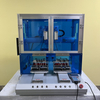 Máquina de soldadura automática de grado industrial con cubierta de seguridad y sistema de alimentación de estaño, utilizado en el ensamblaje de PCB