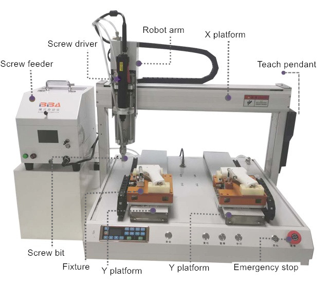 pistola de tornillo automatizada