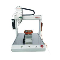 Máquina de recubrimiento de escritorio PCB Robot Adhesivo Dispensar Gun de pegamento caliente