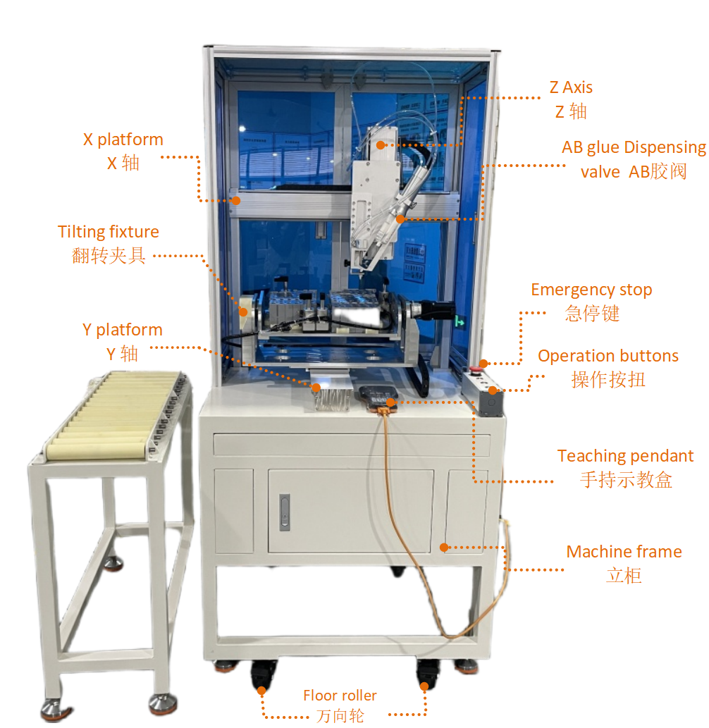 741DJ AB 胶-爆炸图