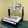 Máquina de soldadura de PCB Estilo de eje xyz con cubierta de seguridad y punta de hierro, ideal para soldadura LED