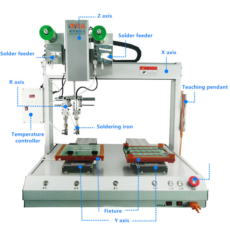 m&aacute;quina de soldadura de brazo rob&oacute;tico de automatizaci&oacute;n 