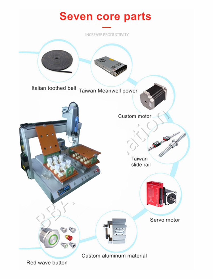 M&aacute;quina de ensamblar de tornillo de toque de agua