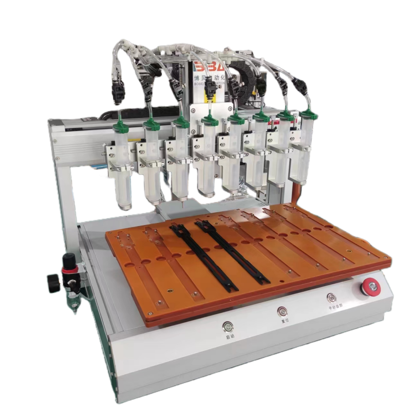 Máquina de dispensación de pegamento automático de múltiples eje Silicona automática 4 eje de pintura Robot de goteo
