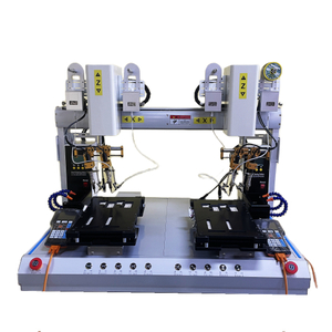 Máquina de soldadura Cabezal de hierro dual de doble soldadura para PCB con soldadura de alfileres largos