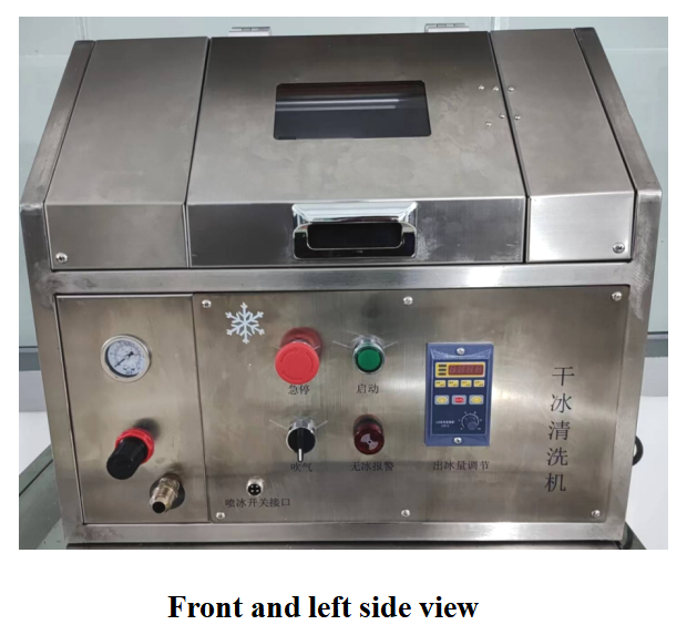 M&aacute;quina de explosi&oacute;n de hielo seco