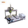 Máquina de fijación de tornillos de doble estación Robot destornillador automático de servo dual para arandela de pared Farola Placa de aluminio Bloqueo antideformación