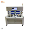 Máquina ensambladora de insertos roscados completamente automática con inspección visual CCD, alimentación automática, apriete de precisión con verificación de asiento y tapa de ensamblaje antidesalineación/antideformación.