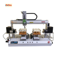 Robot atornillador de doble servo de escritorio personalizado; atornilladora de alta velocidad y doble estación para carcasas de plástico de control remoto de pequeños electrodomésticos; Máquina atornilladora de PCB.