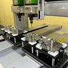 Probador automático de calibre de rosca Go No-Go de doble cabezal delantero y trasero, máquina clasificadora de inspección de rosca interna de sujetador
