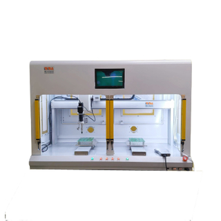 Robot de soldadura de seguridad con plataforma de trabajo dual de escritorio con sistema óptico de cámara Soldadura de alimentación automática